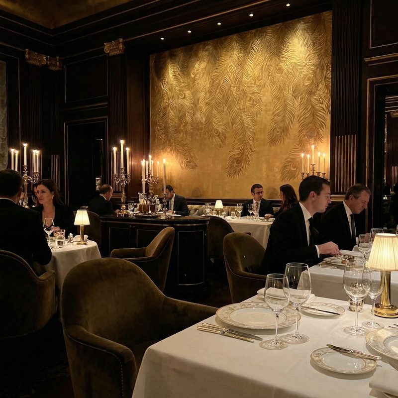 Gourmet Restaurant Wandgestaltung